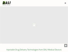 Tablet Screenshot of dalimed.com